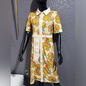 Marvel dress from the movie Shang chi :)
Yellow orange floral